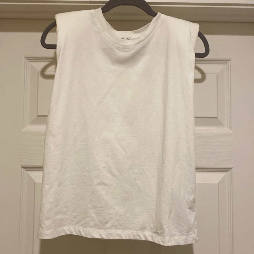 Zara small white womens top